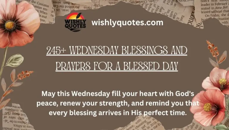 245+ Wednesday Blessings and Prayers for a Blessed Day