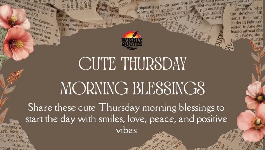 Cute Thursday Morning Blessings