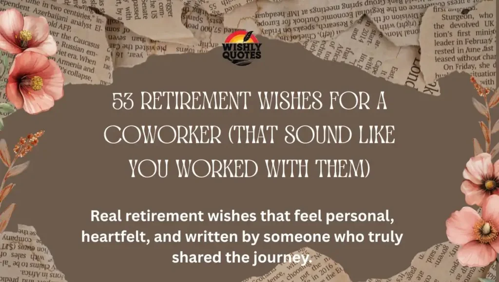 53 Retirement Wishes for a Coworker (That Sound Like You Worked With Them)
