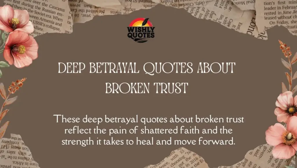 Betrayal Quotes