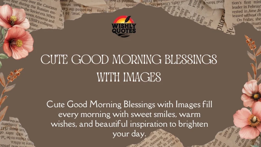 Cute Good Morning Blessings with Images