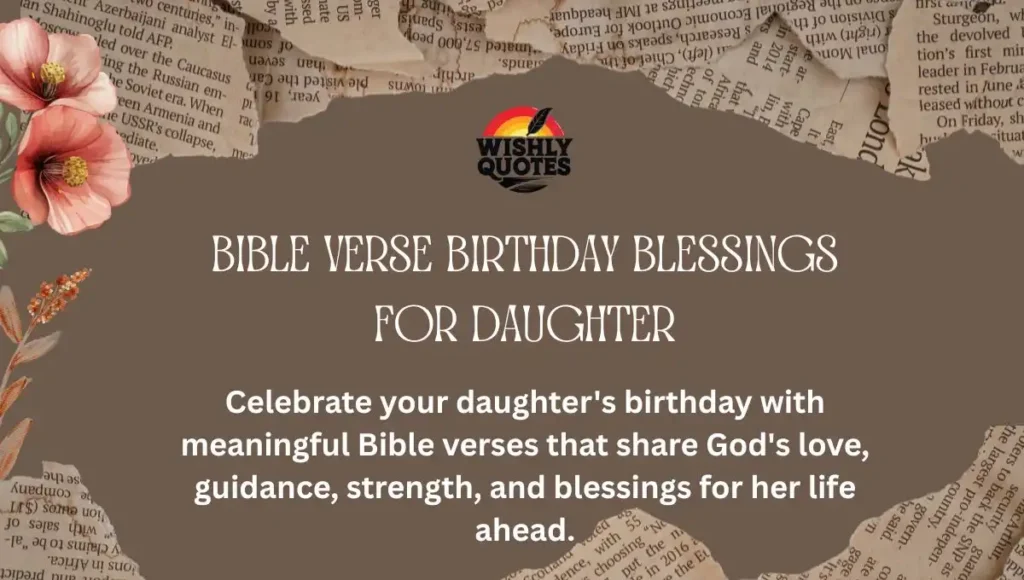 Bible Verse Birthday Blessings for Daughter