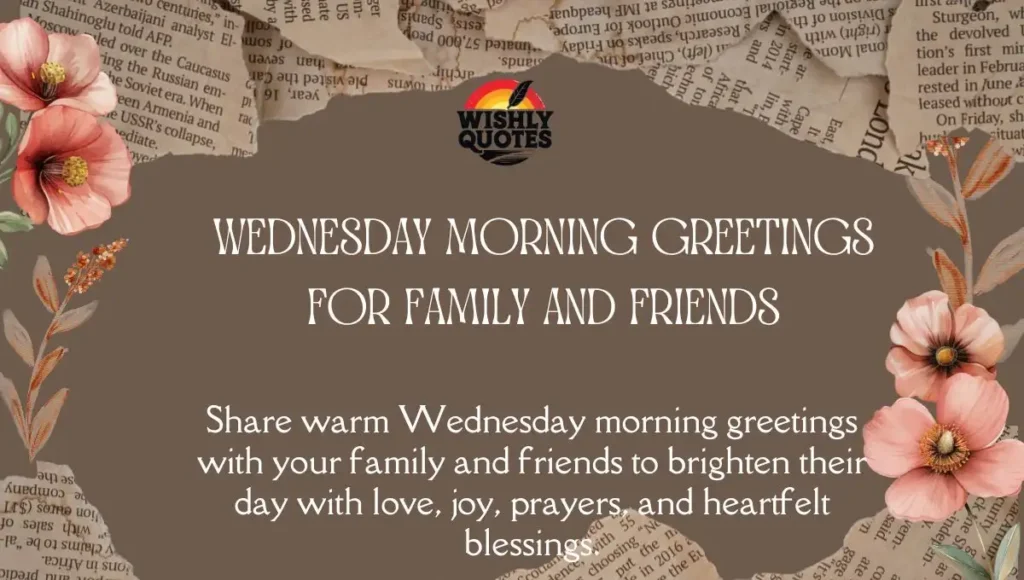 Wednesday Morning Greetings For Family And Friends