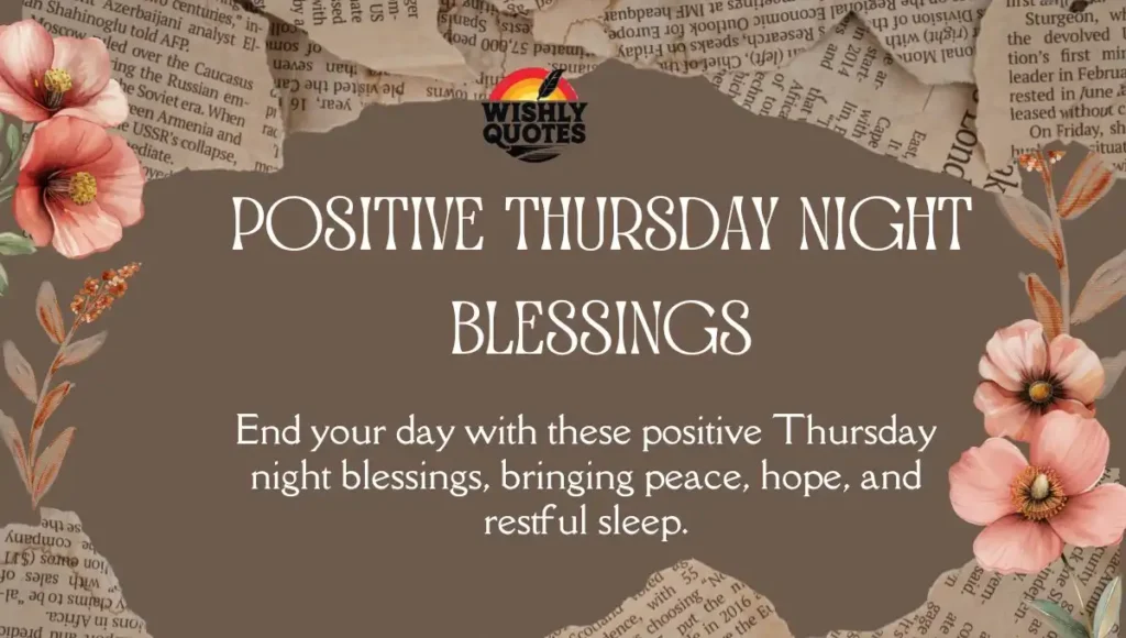 Thursday Blessings