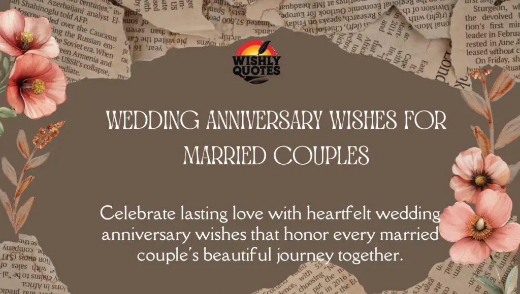 Wedding Anniversary Wishes for Married Couples