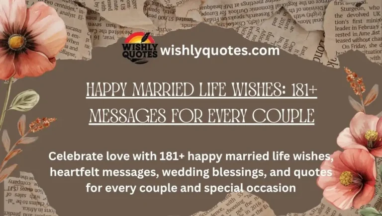 Happy Married Life Wishes: 181+ Messages for Every Couple