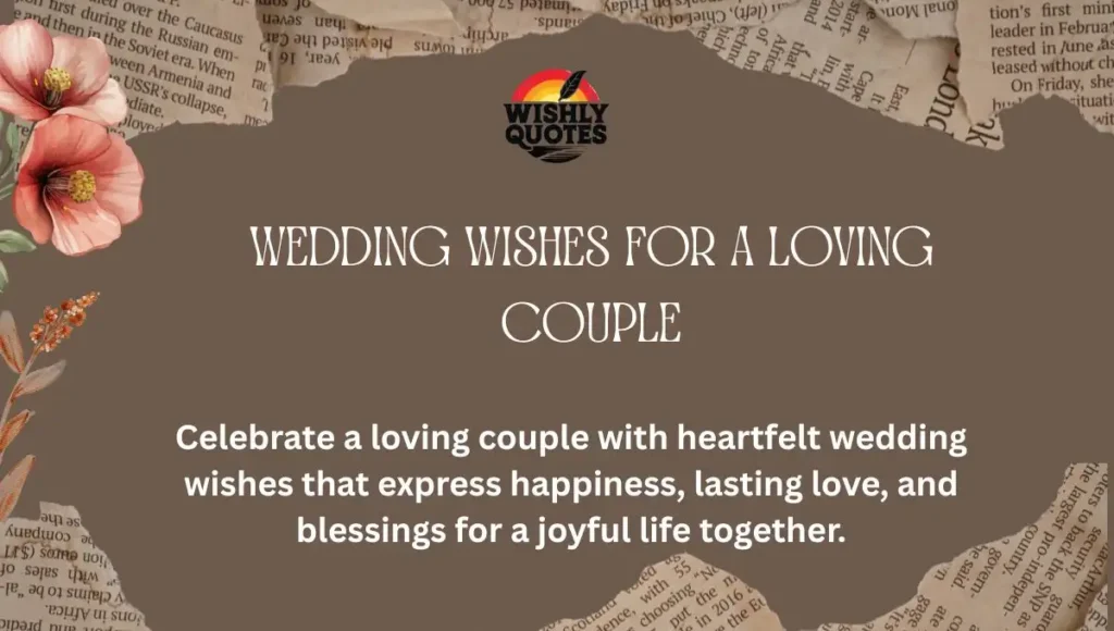 Wedding Wishes for a Loving Couple