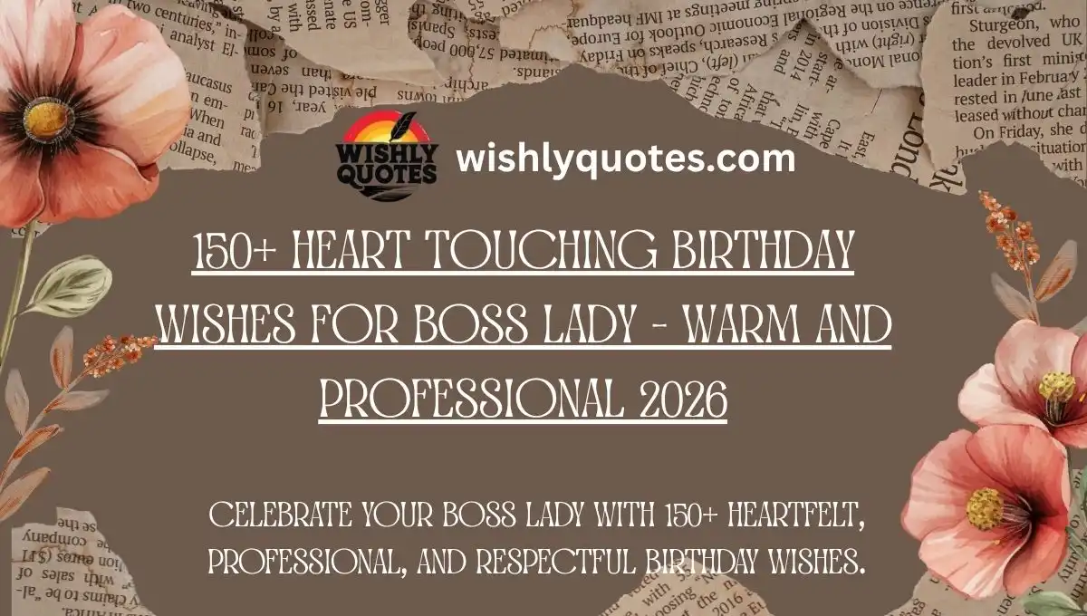 150+ Heart Touching Birthday Wishes for Boss Lady – Warm and Professional 2026