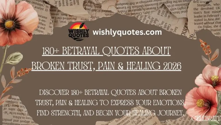 180+ Betrayal Quotes About Broken Trust, Pain & Healing 2026