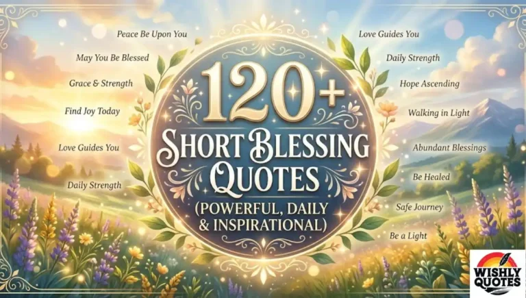 120+ Short Blessing Quotes (Powerful, Daily & Inspirational)