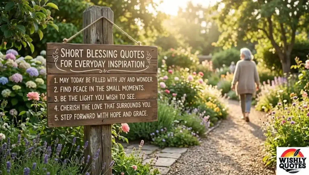Short Blessing Quotes for Everyday Inspiration