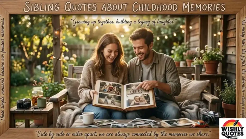 Sibling Quotes About Childhood Memories