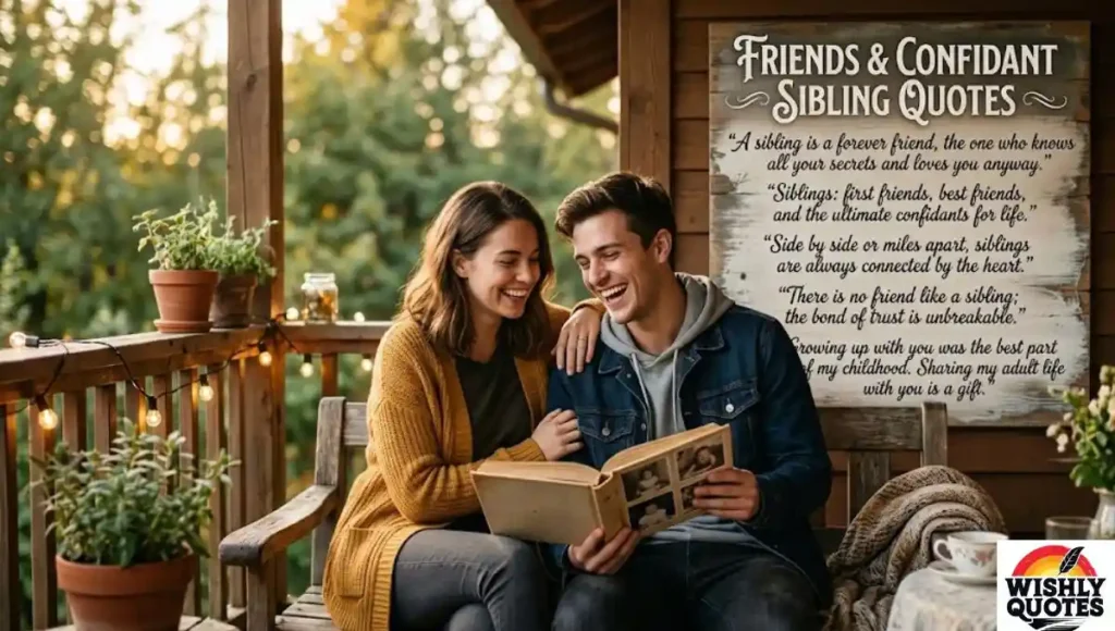 Friends & Confidant Sibling Quotes