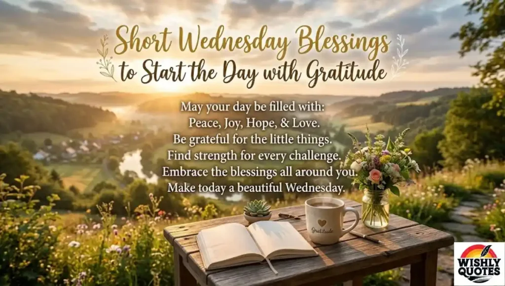 Short Wednesday Blessings to Start the Day with Gratitude