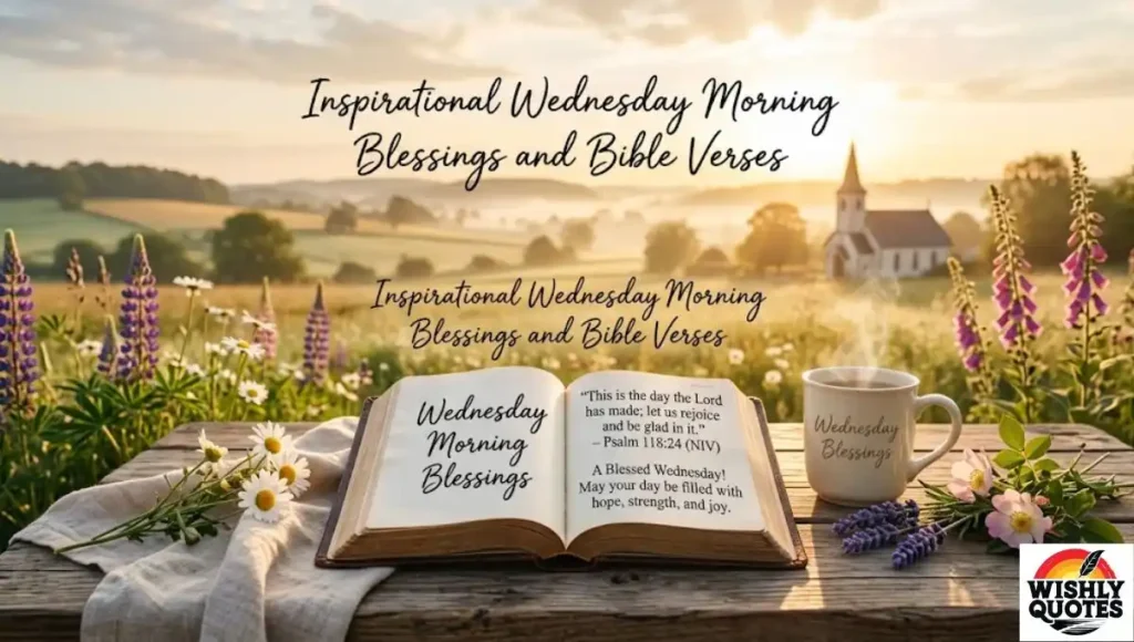 Inspirational Wednesday Morning Blessings and Bible Verses