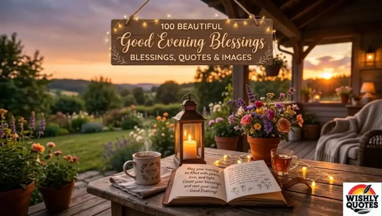 100 Beautiful Good Evening Blessings, Quotes & Images