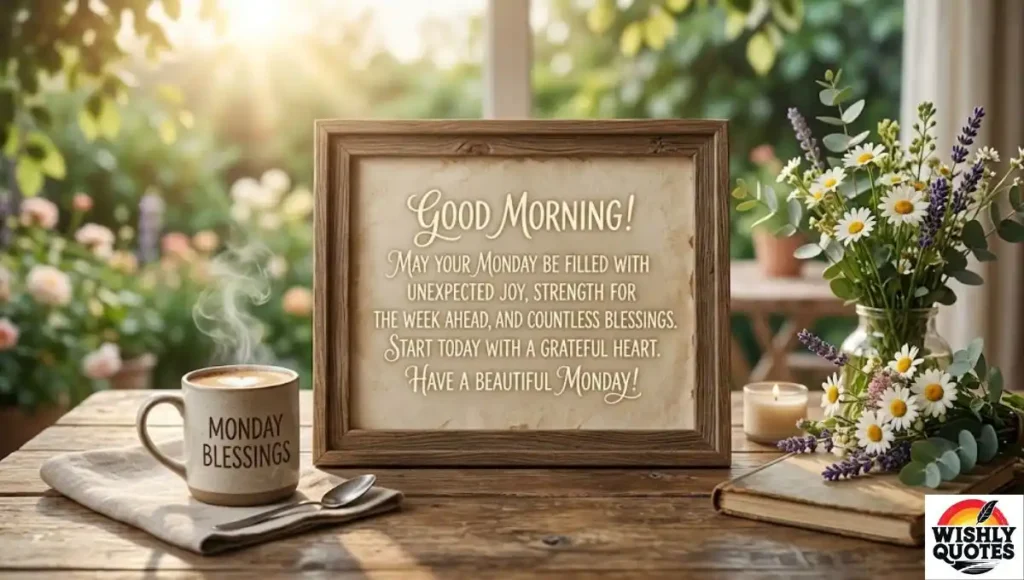 Monday Good Morning Blessings Quotes