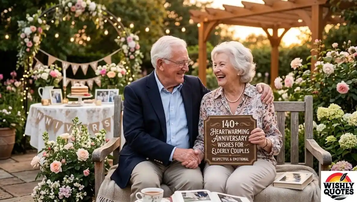 140+ Heartwarming Anniversary Wishes for Elderly Couples (Respectful & Emotional)