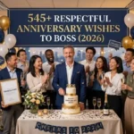 545+ Respectful Anniversary Wishes To Boss (2026)