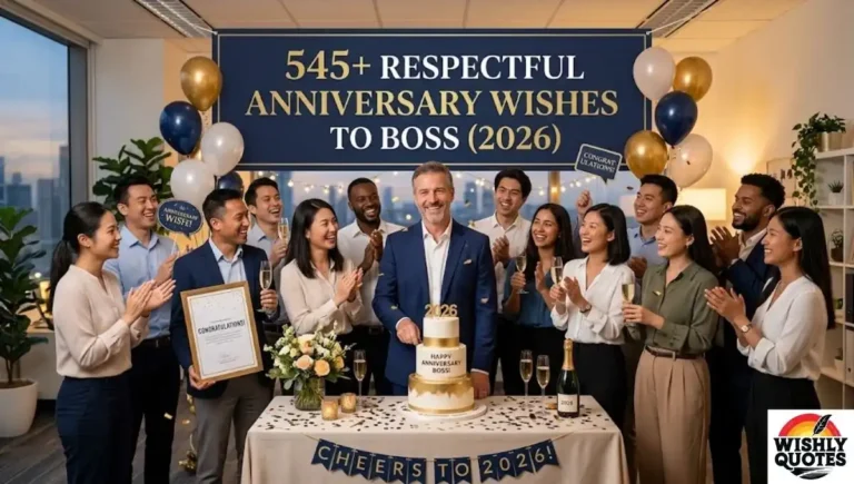 545+ Respectful Anniversary Wishes To Boss (2026)