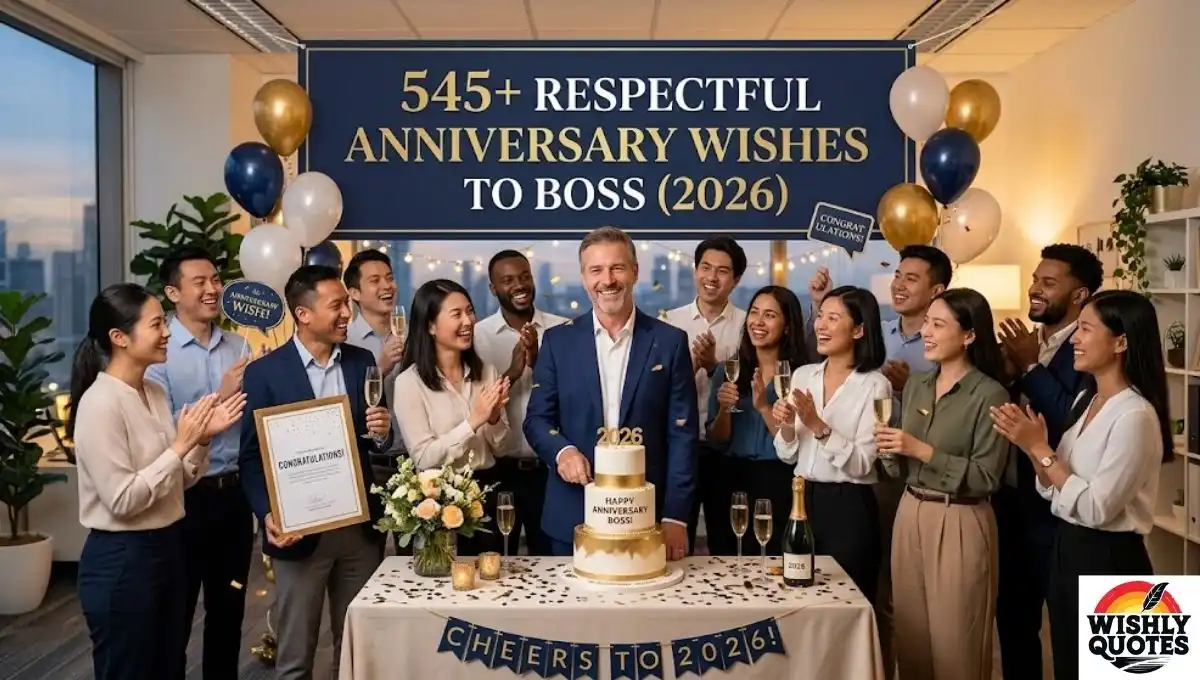 545+ Respectful Anniversary Wishes To Boss (2026)