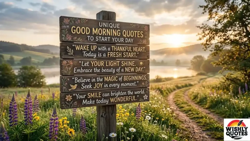 Unique Good Morning Quotes to Start Your Day