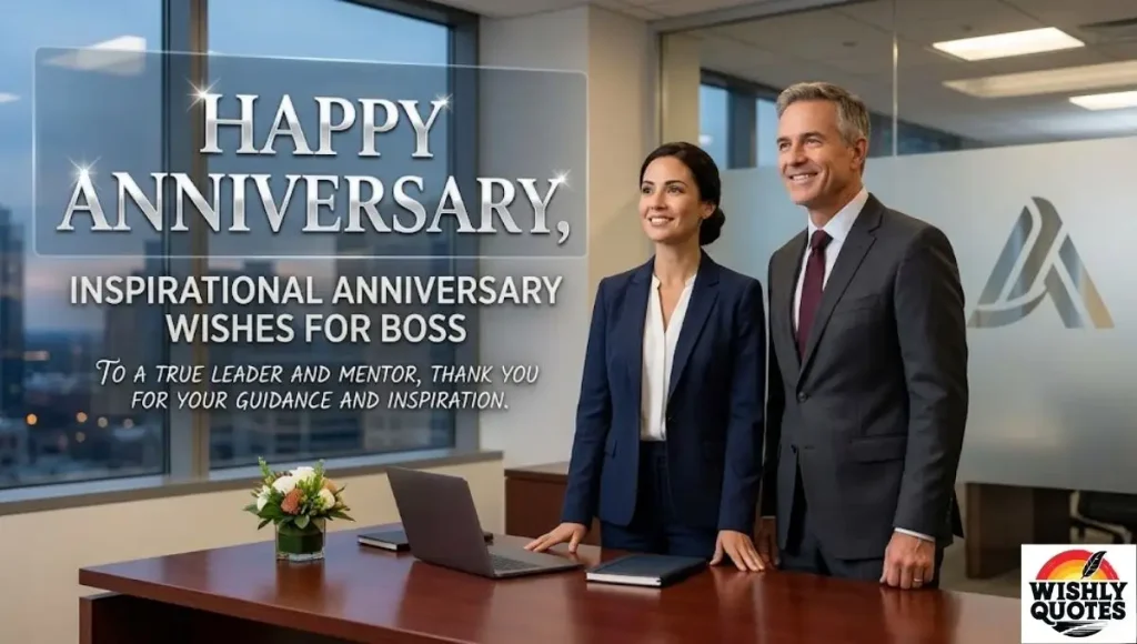 Inspirational Anniversary Wishes for Boss
