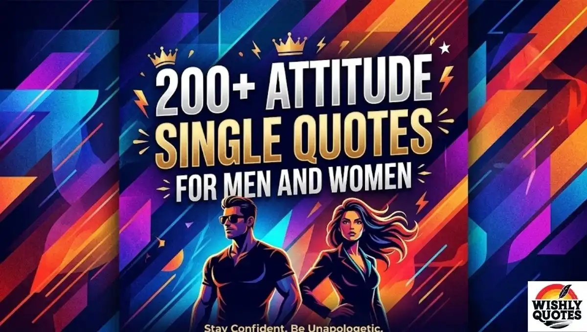 200+ Attitude Single Quotes for Men and Women