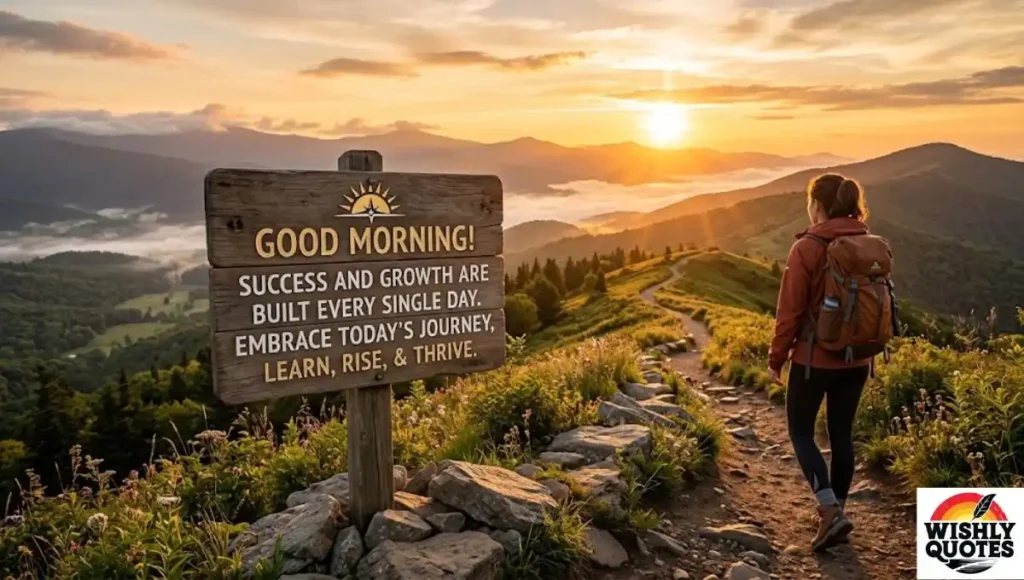 Good Morning Quotes for Success and Growth