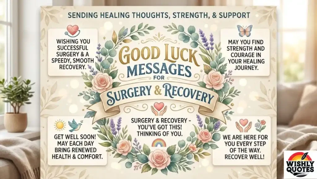 Good Luck Messages for Surgery and Recovery