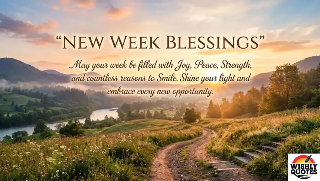 New Week Blessings Quotes