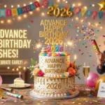 520+ Advance Happy Birthday Wishes 2026: Happy Birthday in Advance! 🎂🎉