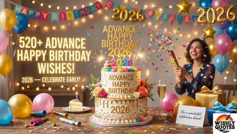 520+ Advance Happy Birthday Wishes 2026: Happy Birthday in Advance! 🎂🎉