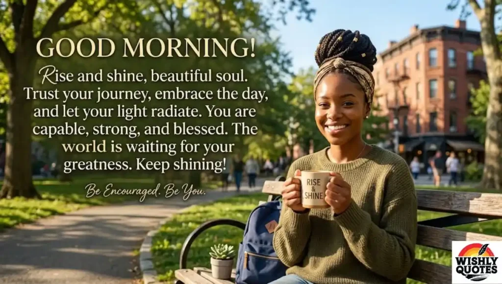 Encouragement African American Good Morning Quotes