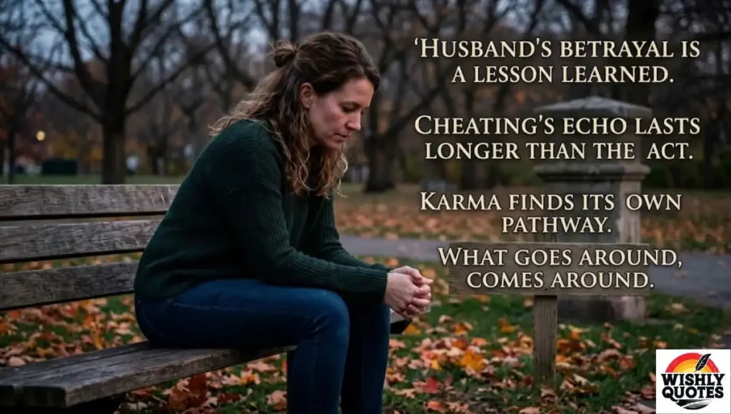 Husband Betrayal Karma Cheating Quotes