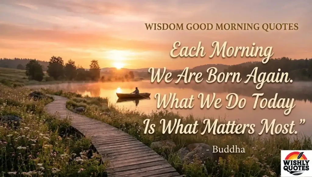 Wisdom Good Morning Quotes