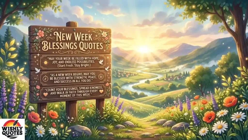 New Week Blessings Quotes