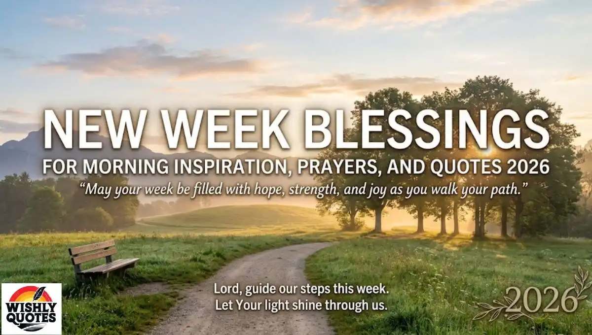 New Week Blessings for Morning Inspiration, Prayers, and Quotes 2026