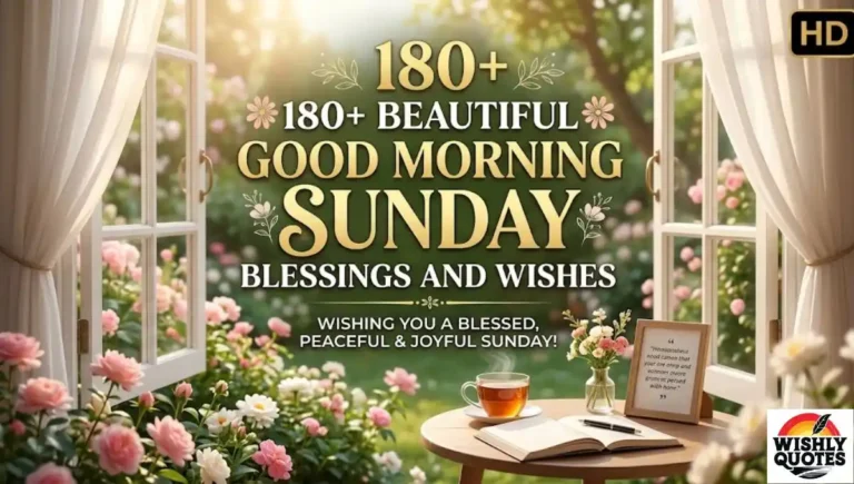 180+ Beautiful Good Morning Sunday Blessings and Wishes