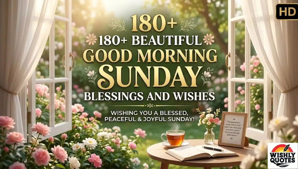 180+ Beautiful Good Morning Sunday Blessings and Wishes