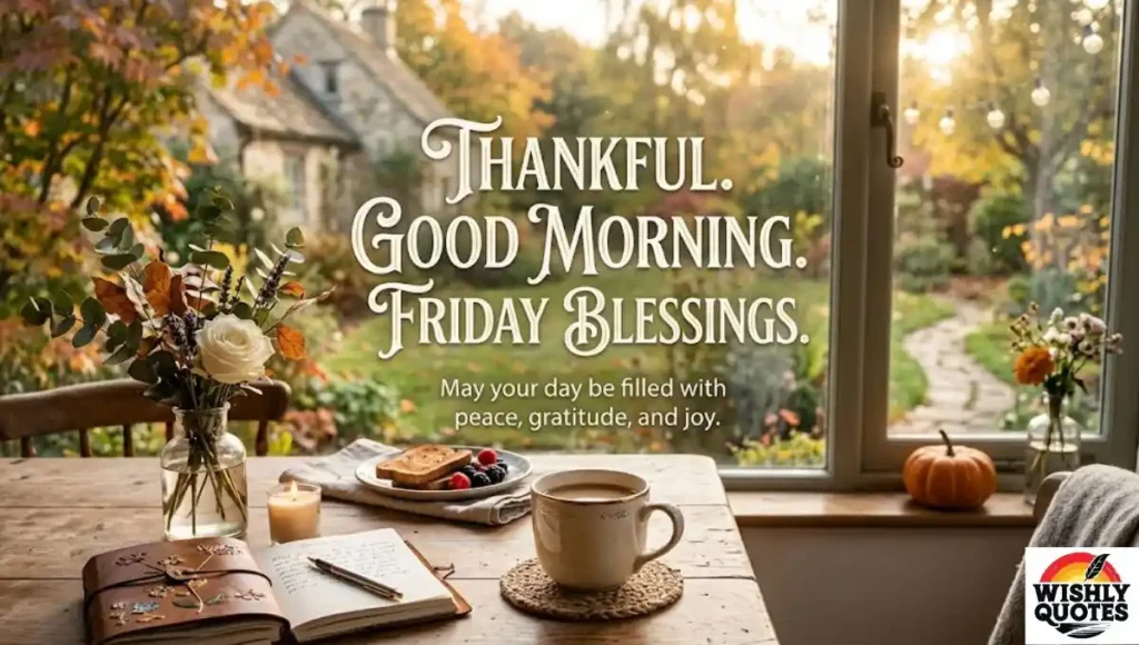 Thankful Good Morning Friday Blessings