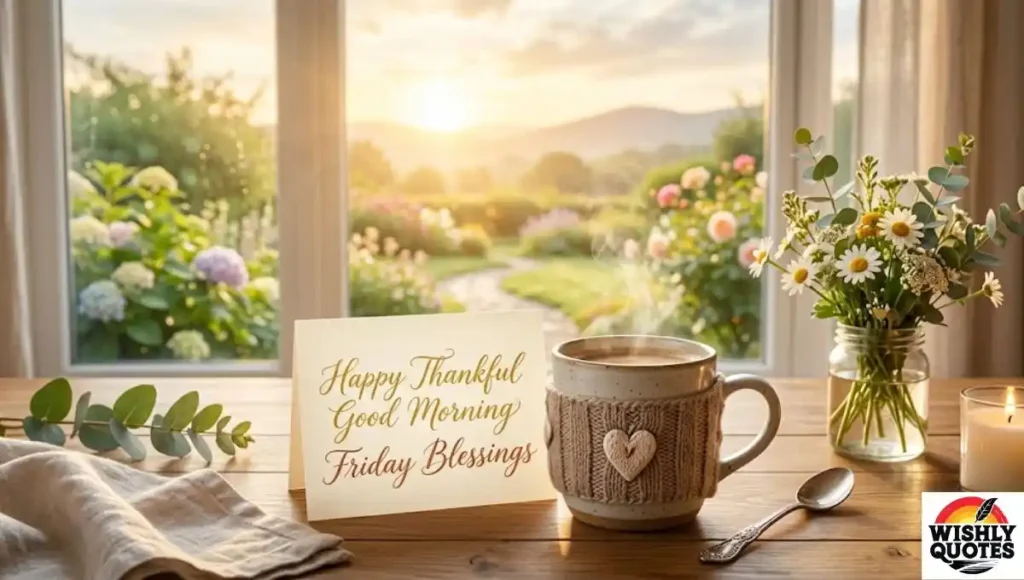 Happy Thankful Good Morning Friday Blessings