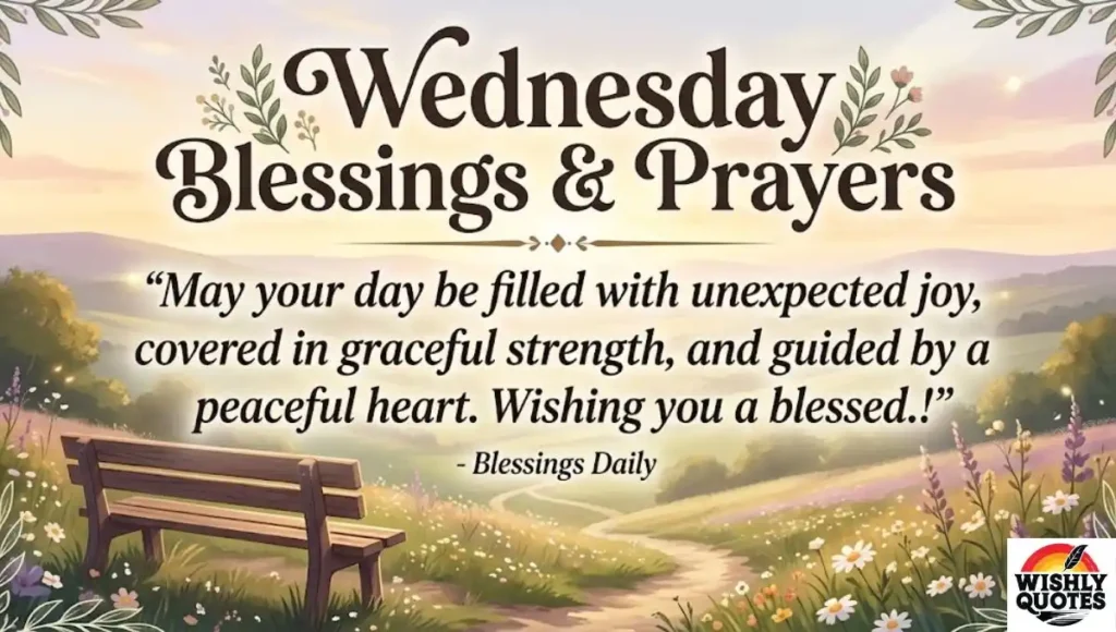 Wednesday Blessings and Prayers Blessed Day Quotes