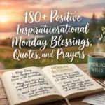 180+ Positive Inspirational Monday Blessings, Quotes, and Prayers