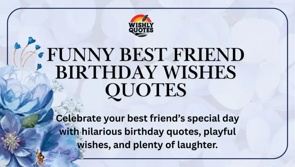 Funny Best Friend Birthday Wishes Quotes