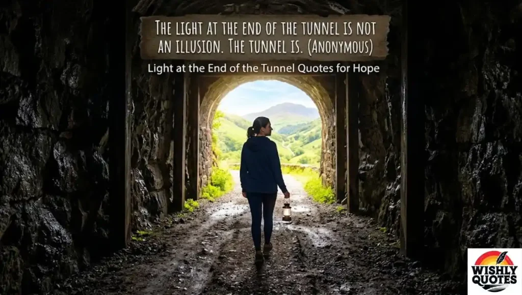 Light at the End of the Tunnel Quotes for Hope