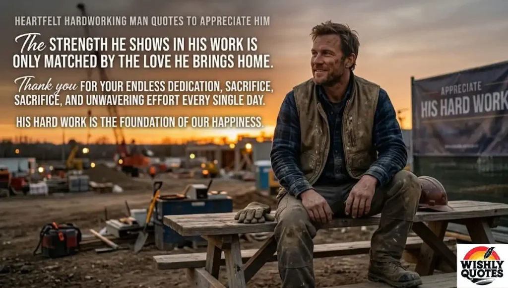 Heartfelt Hardworking Man Quotes to Appreciate Him