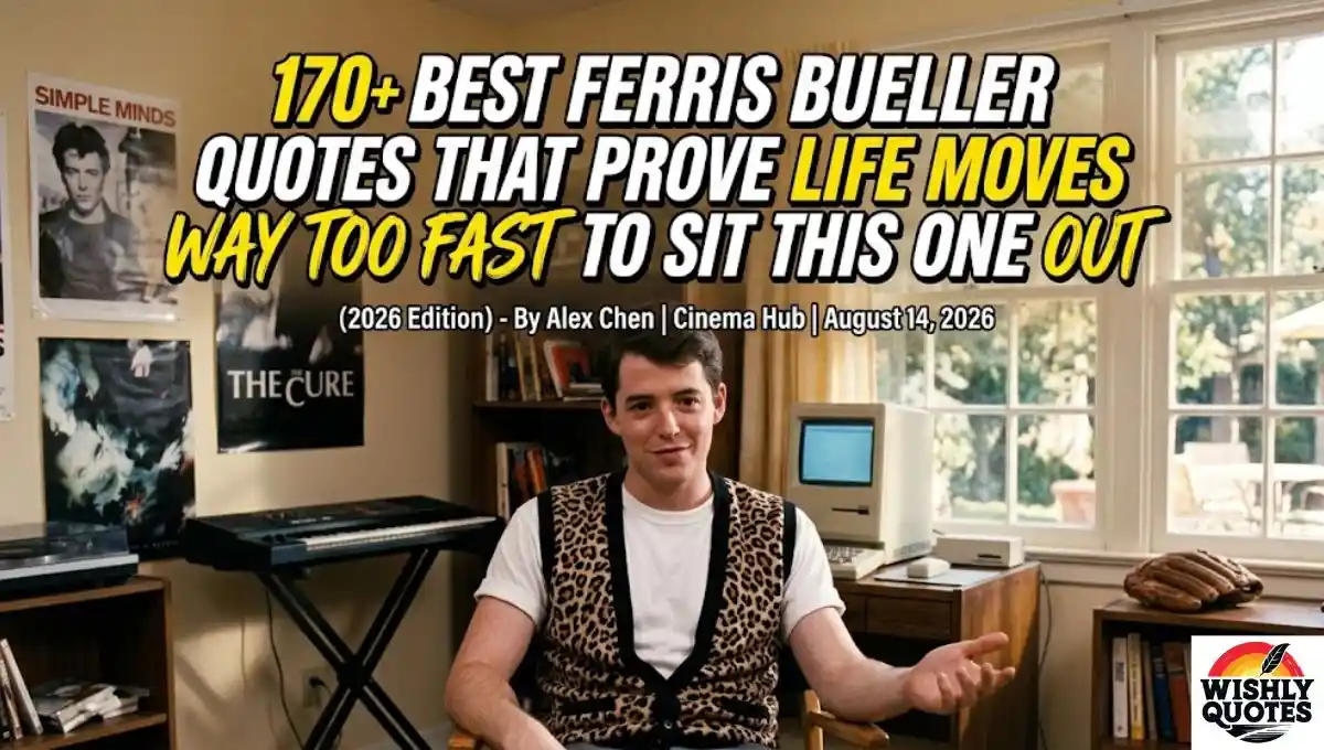 170+ Best Ferris Bueller Quotes That Prove Life Moves Way Too Fast to Sit This One Out (2026)