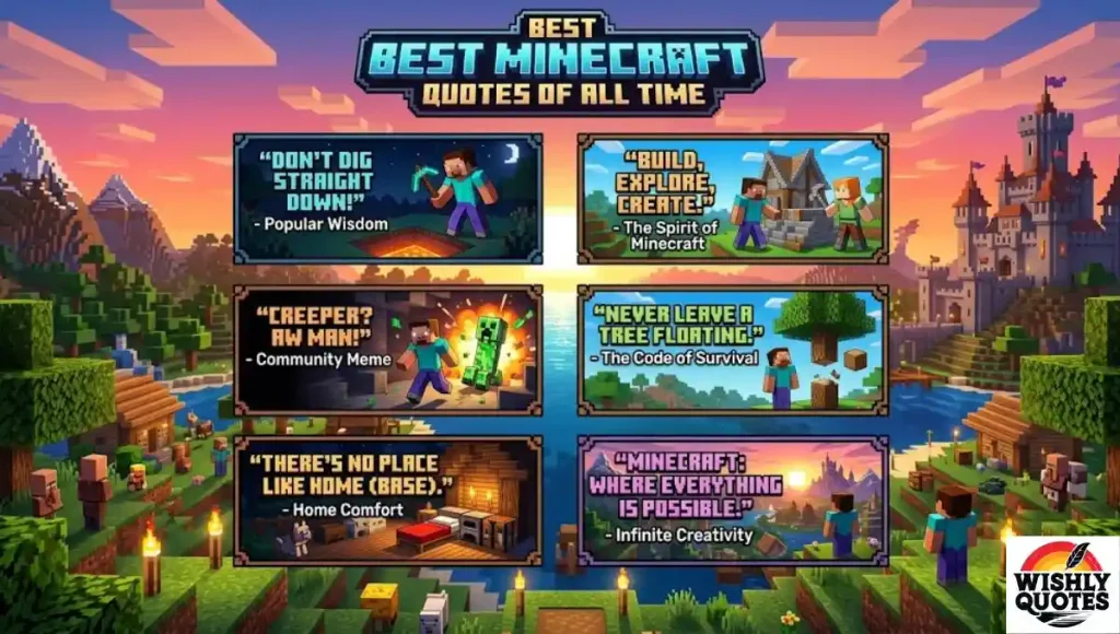 Best Minecraft Quotes of All Time