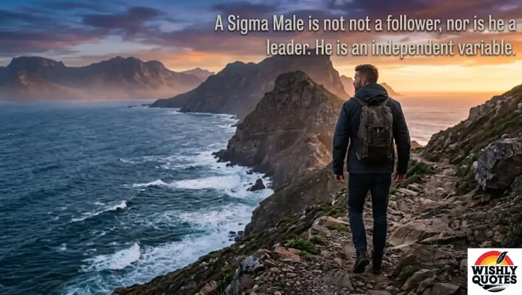 Sigma Male Quotes About Independence and Freedom